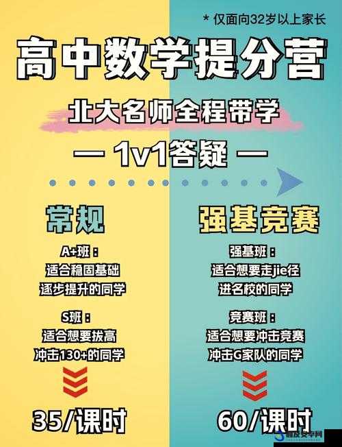 高中数学 1v1 补课班，助力高考提分