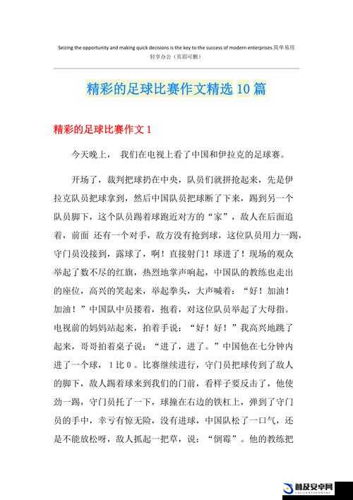 好大赛的满满的：展现无尽魅力与精彩的独特存在