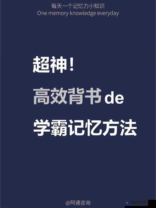 坐在学霸的大紫根上背单词：探索高效记忆的独特方式