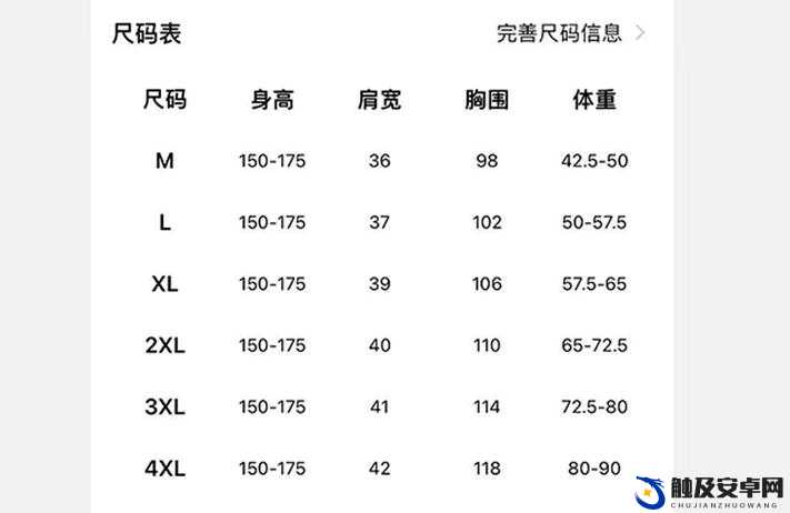 国产尺码与欧洲尺码 2024 升级指南：助力用户轻松应对尺码变革