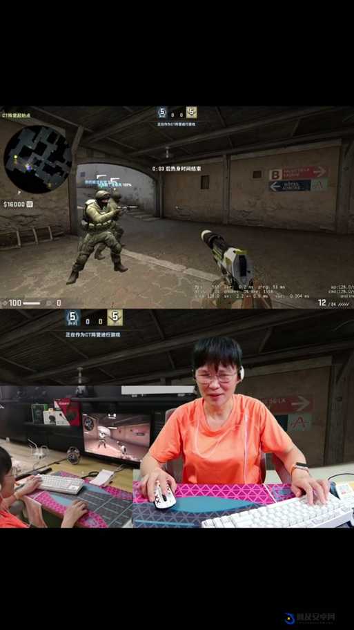 55 岁大妈玩 CSGO：游戏中的不老传奇