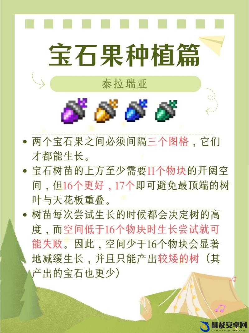 泰拉瑞亚宝石树怎么种：详细种植方法与技巧介绍